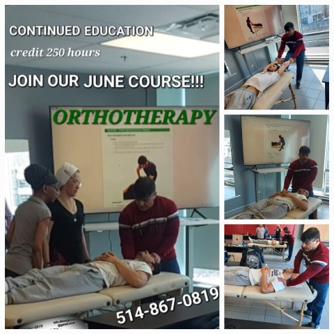 CONTINUED EDUCATION ORTHOTHERAPY 250H