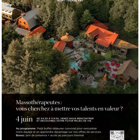 Massothérapeutes : Vous cherchez à mettre vos talents en valeur ?