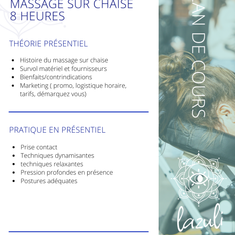 Chair massage - Centre Lazuli